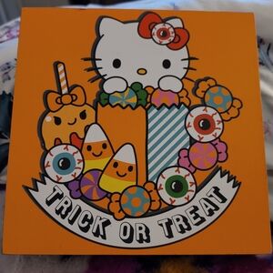 Hello Kitty Trick or Treat Wall Art - Orange, White, Pink